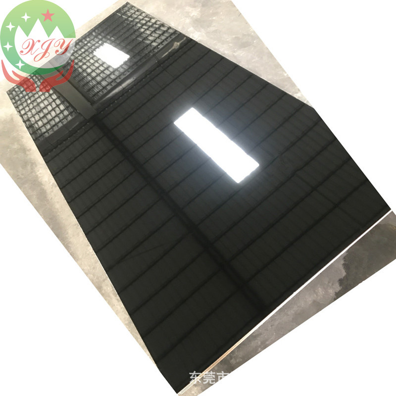 广东黑色高光淋油uv烤漆中密度纤维板 展示柜烤漆中纤板4x8尺