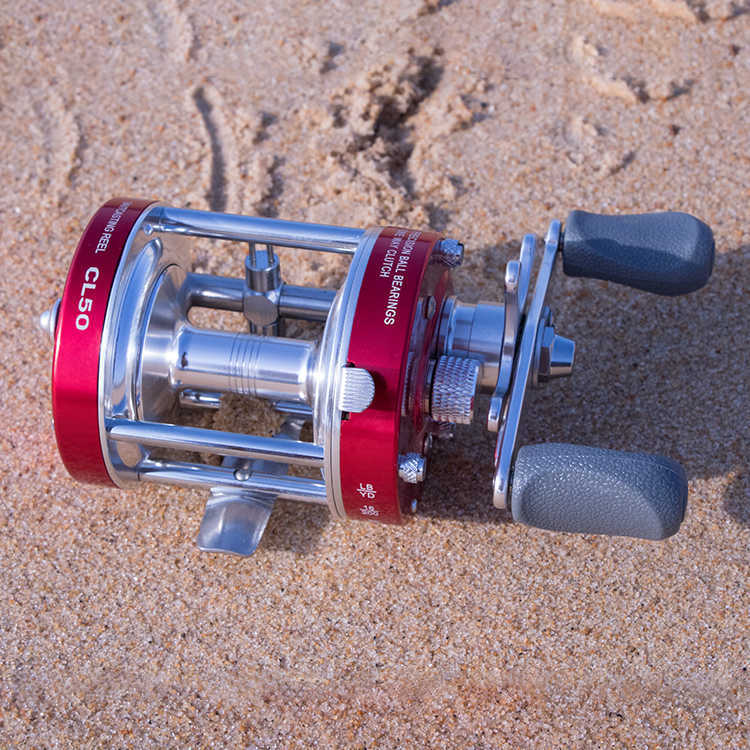 威海工厂批发 明洋cl系列鼓式渔轮 全金属雷强轮 冰钓轮船钓轮