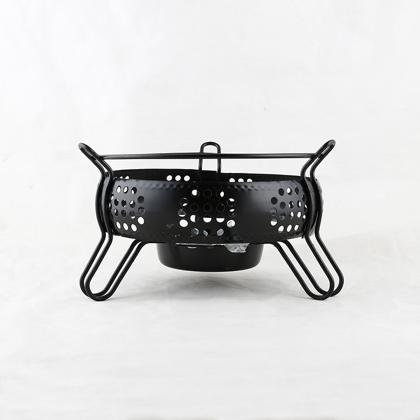 户外小火锅铁艺酒精炉家用酒精炉小火锅迷你小酒精炉