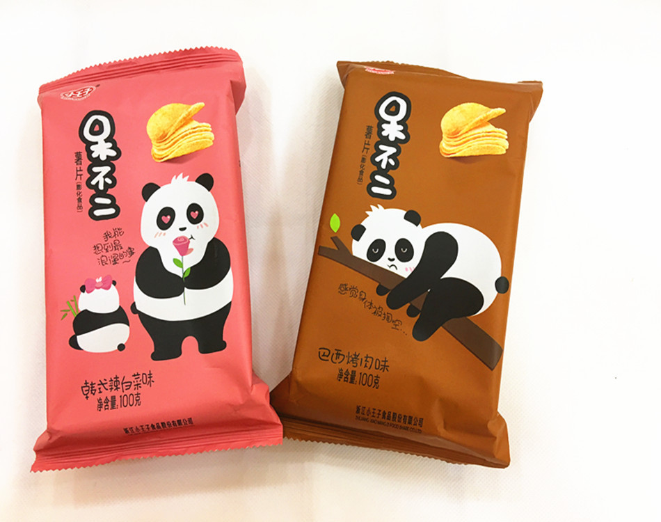 新品 小王子100g呆不二薯片 香脆可口 休闲食品
