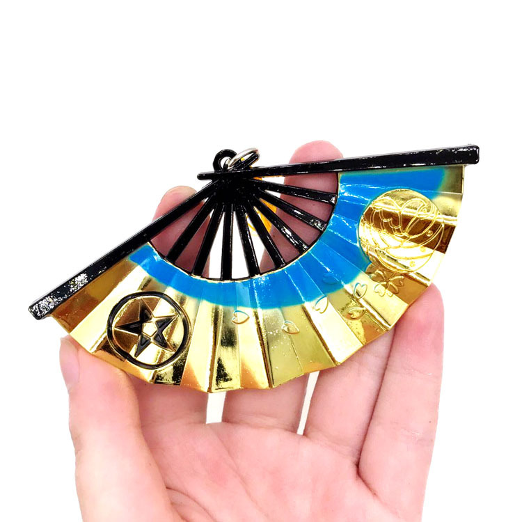 游戏阴阳师周边 阴阳师安倍晴明扇子金属合金武器模型玩具