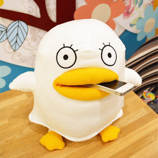 银魂周边 伊丽莎白毛绒玩具抱枕 呆萌鸭公仔 创意生日礼物家饰