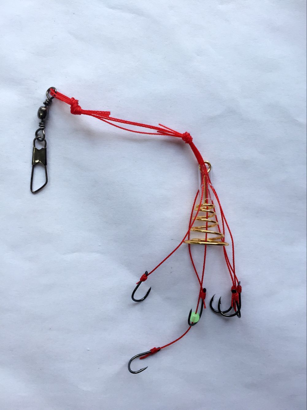 刺鱼爆炸钩不防缠绕盒装伊势尼水怪鲢鳙钓组盒装抛竿炸弹鱼钩批发