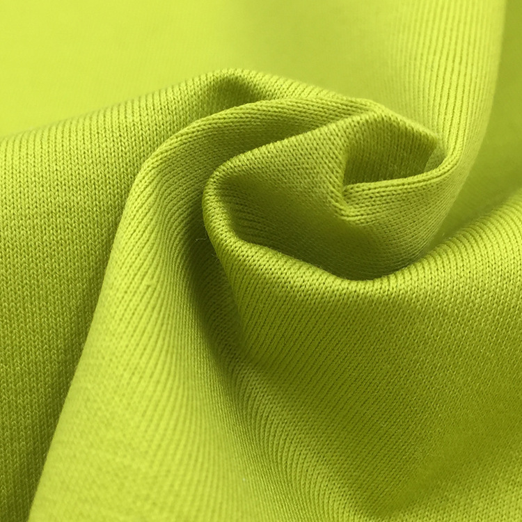 推荐60s丝光棉双面汗布全棉t恤面料高端t恤面料双丝光现货gong