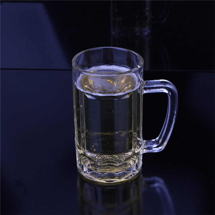 017新款啤酒扎杯 酒吧扎啤杯 大容量啤酒杯玻璃酒杯 带柄扎杯