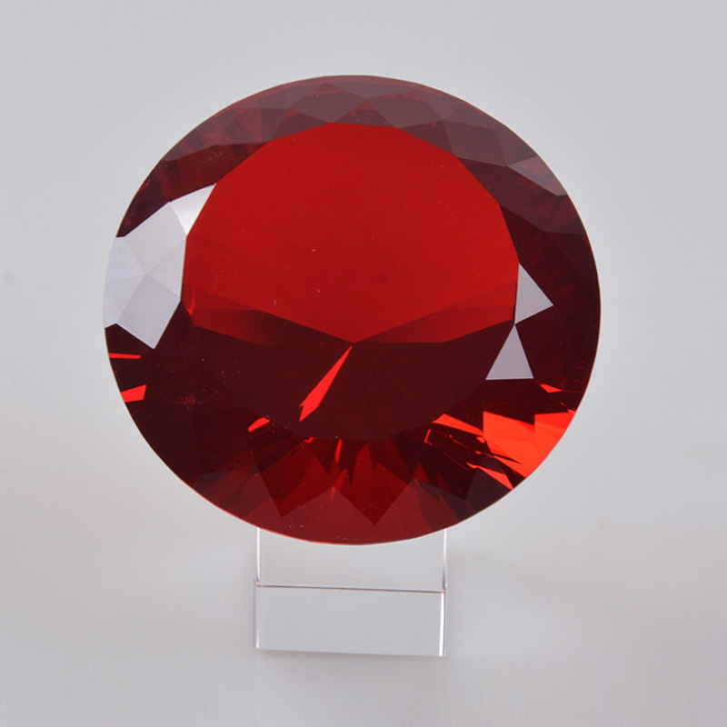 厂家直销水晶钻石底座批发 方形水晶底座配件定制 钻石水晶底座刻