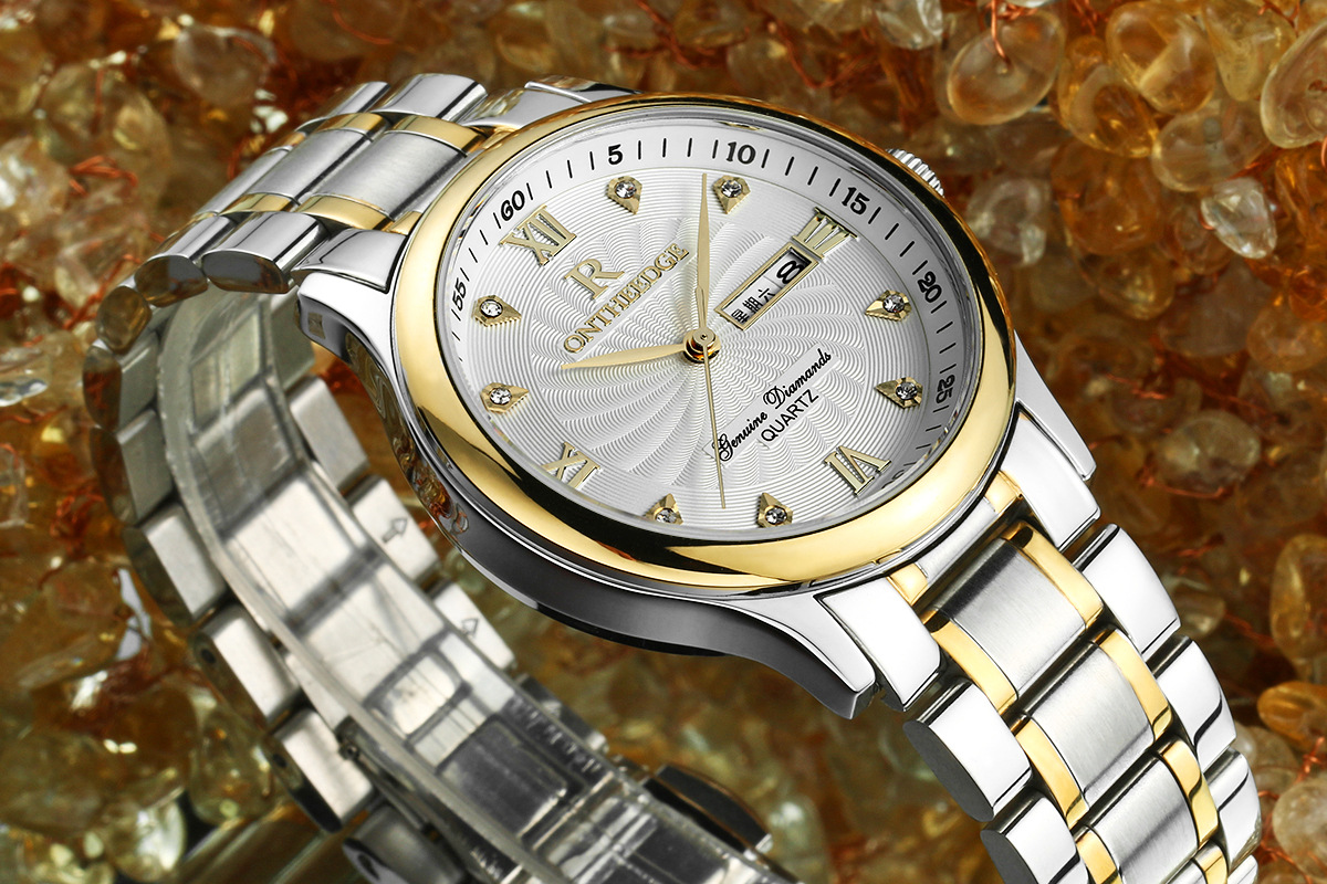 ontheedge瑞之缘rzy003男士腕表超薄防水时尚钢带石英男手表