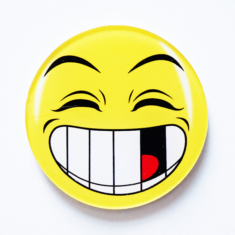 韩国原宿zipper软妹胸针 笑脸胸牌可爱表情包徽章