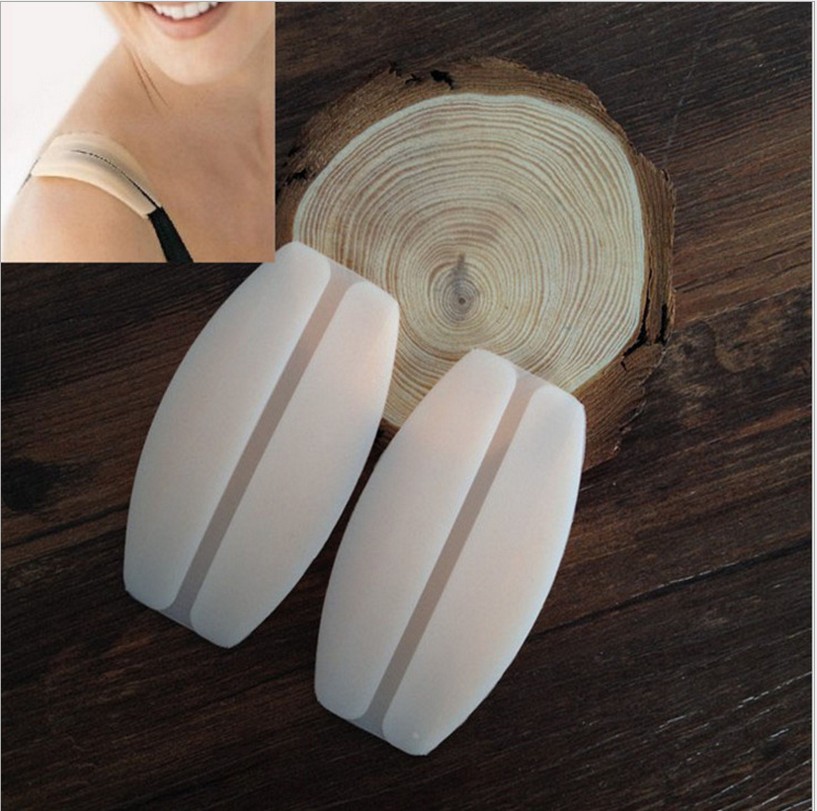 Cross-Border Supply Silicone shoulder Pad Transparent Shoulder Strap Invisible Decompression Non-Slip Shoulder Pad Underwear Shoulder Pad 22G