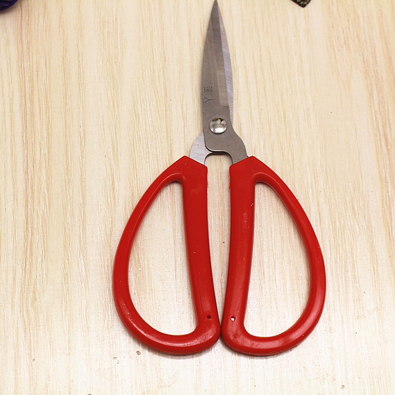 强人k13家用剪裁纸剪民用剪工业剪尖头剪刀皮革剪居家物品裁剪