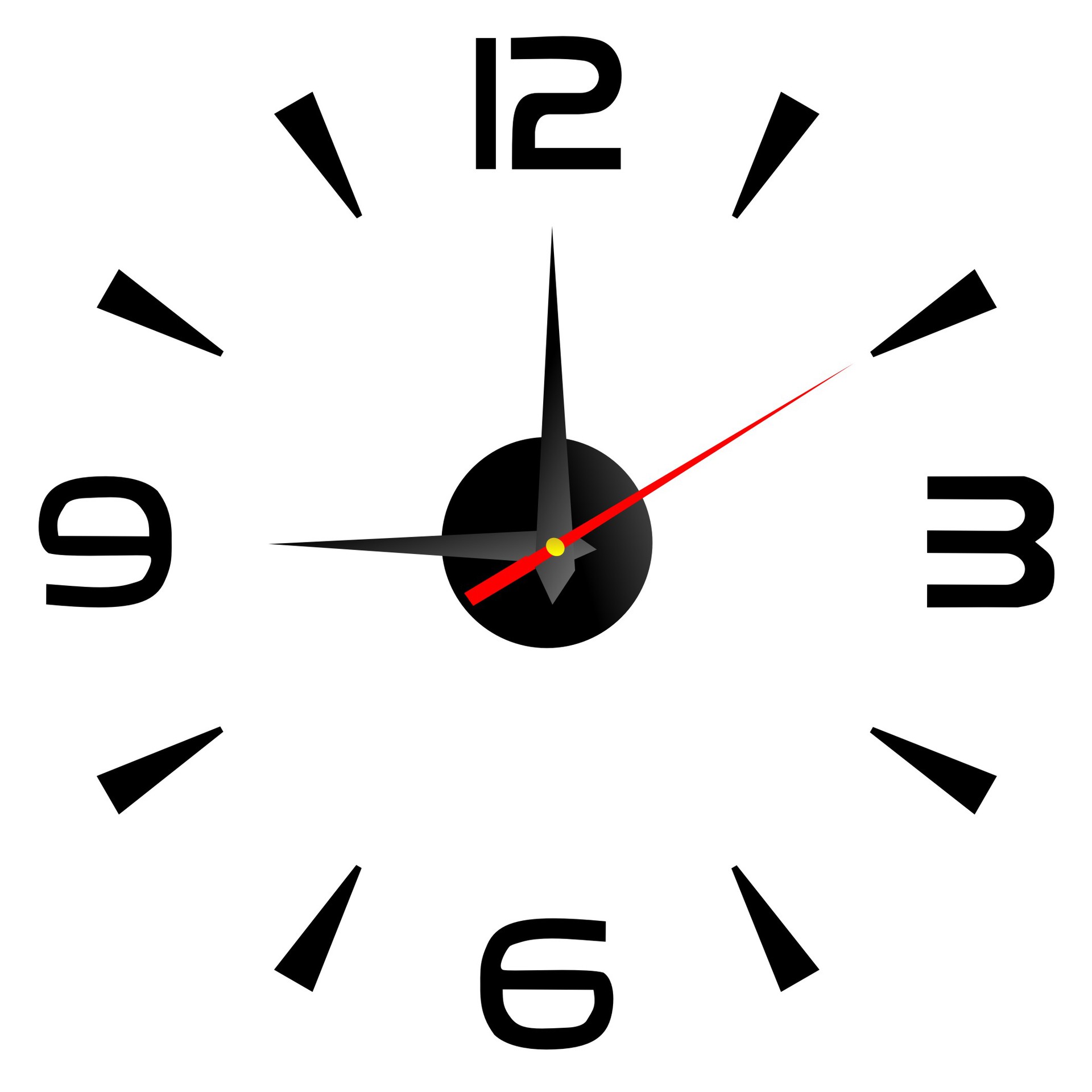 亚马逊wish墙贴钟亚克力镜面挂钟客厅 3d diy 壁钟 钟表 时钟厂家