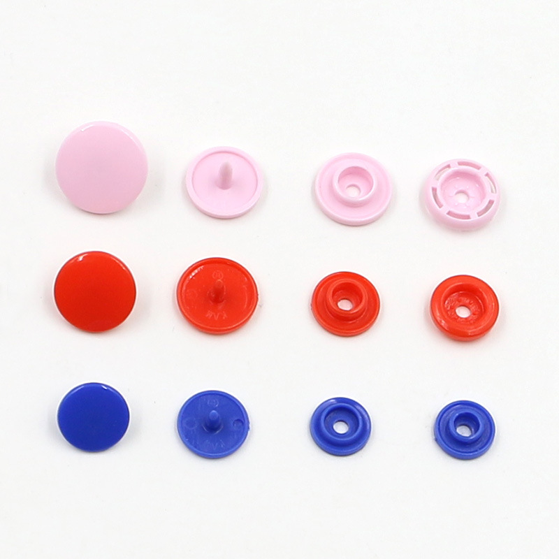 纽扣扣子彩色暗扣塑料四合扣儿童背带裤子母扣衣服童装女按扣钮扣