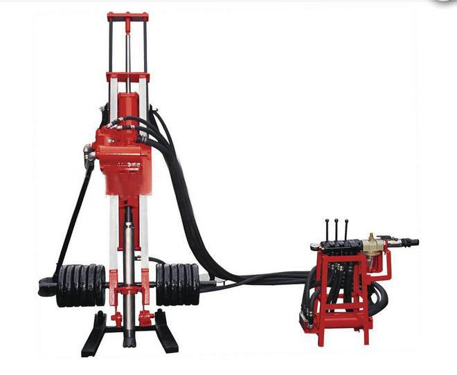 yq100型全气动潜孔钻机 高风压挖掘机潜孔钻机