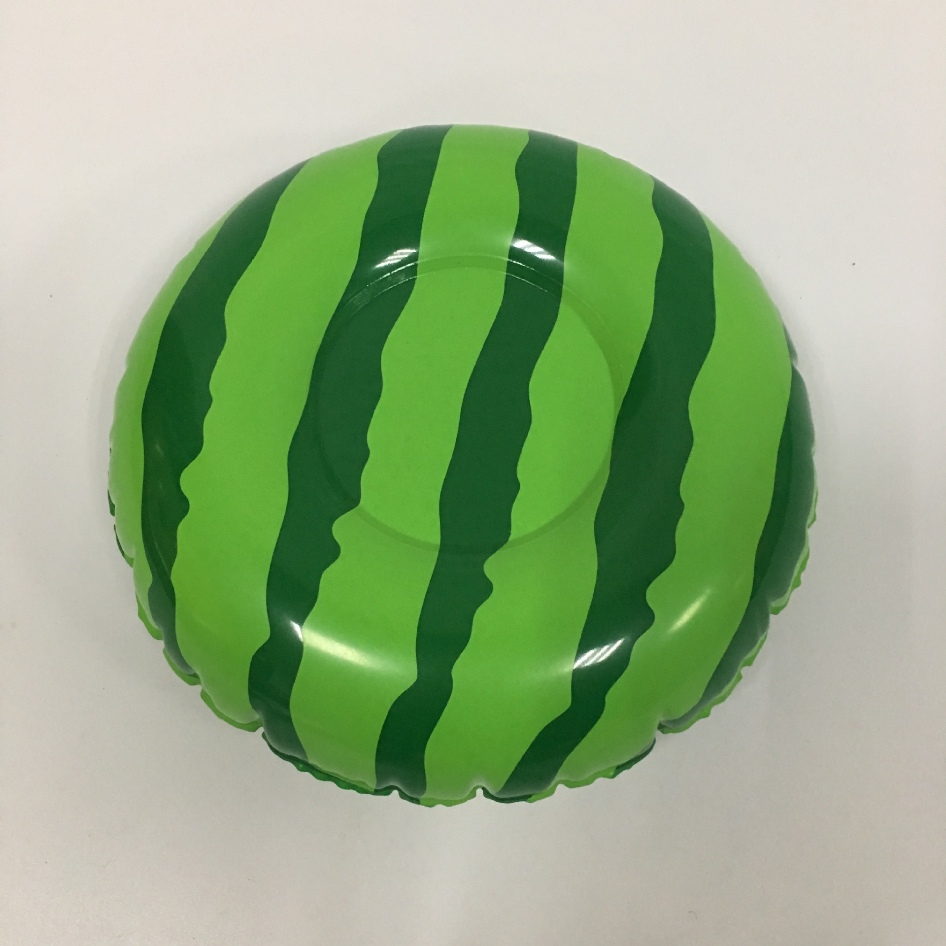 厂家现货充气西瓜柠檬杯座pvc充气泳池西瓜水果杯垫 充气可乐杯座