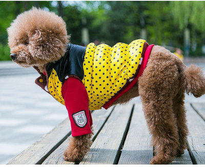 狗狗衣服秋冬新款宠物羽绒服狗狗马甲服装小型泰迪贵宾犬衣服直销