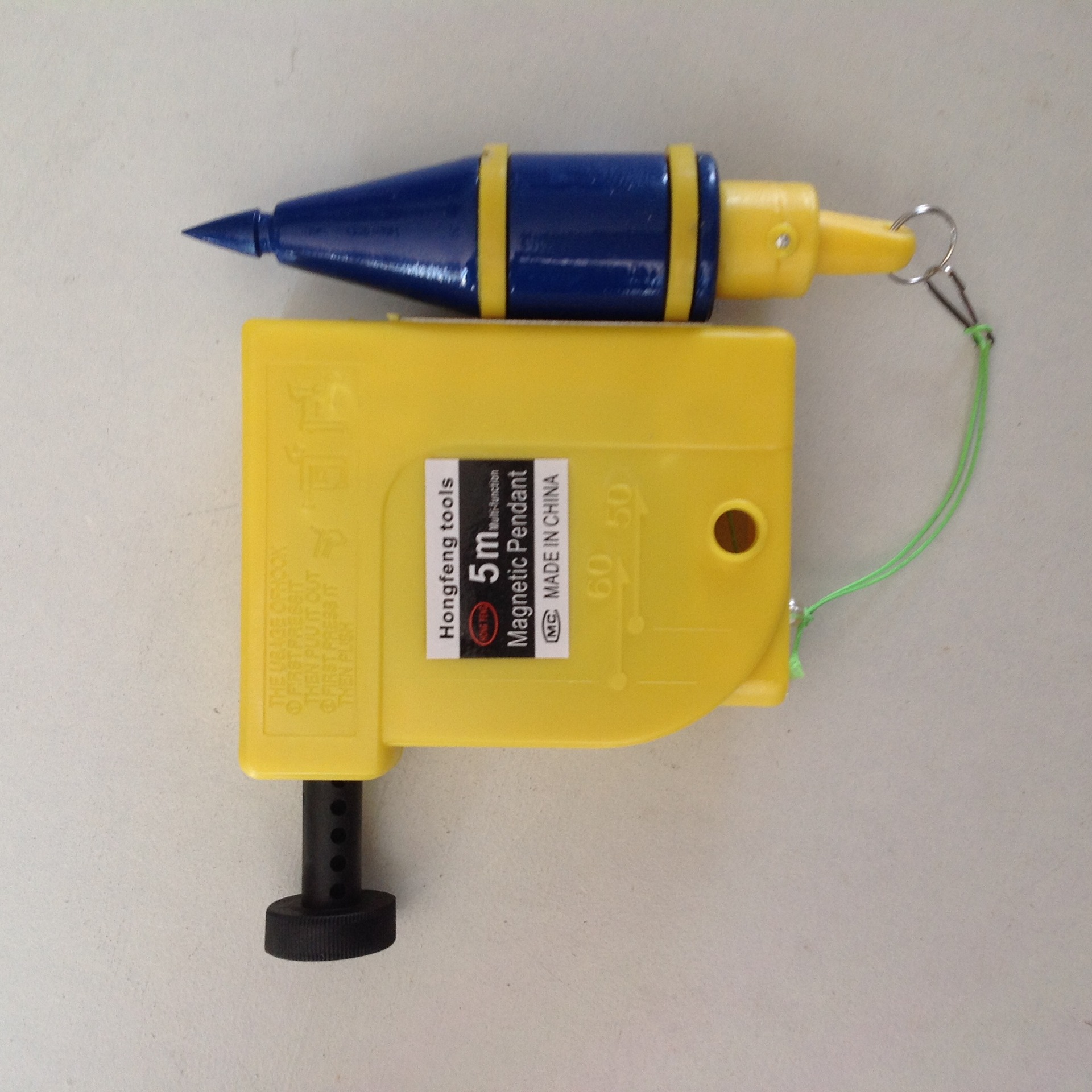 现货批发 优质高档多功能磁力线坠 磁力吊线坠 自动收线吊线坠