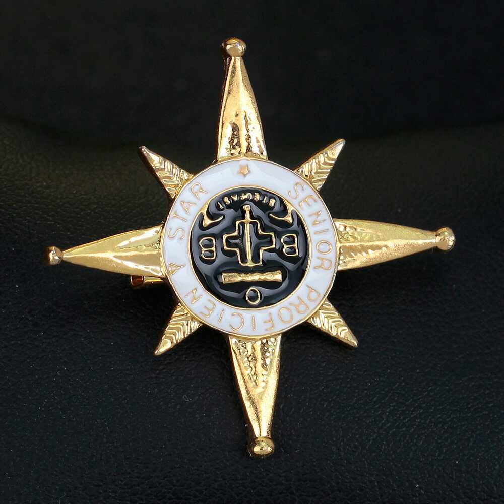 韩版复古星星徽章胸针 男女胸章胸花别针