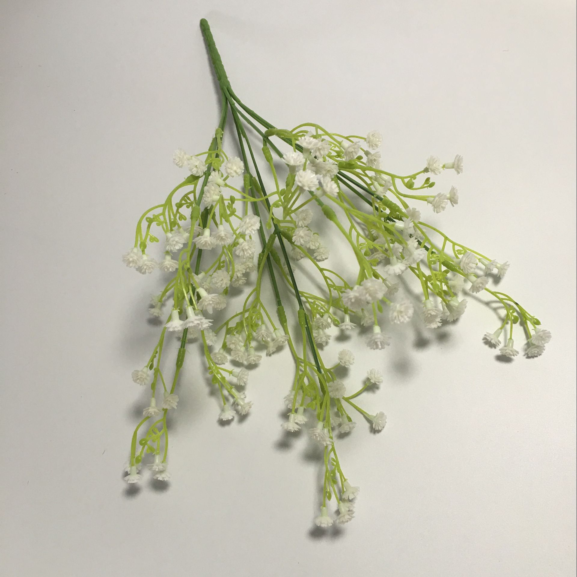 厂家直销丝网花丝袜花插花配草 仿真花 塑料永生花 七头满天星