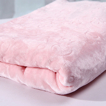 素色法兰绒剪花面料  秋冬儿童爬服睡衣家居服面料  法兰绒绒布