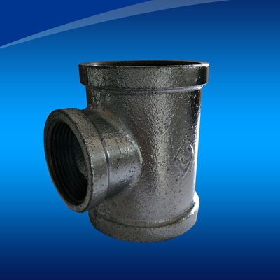 厂家直销批发 热镀锌丝接玛钢管件 中大三通