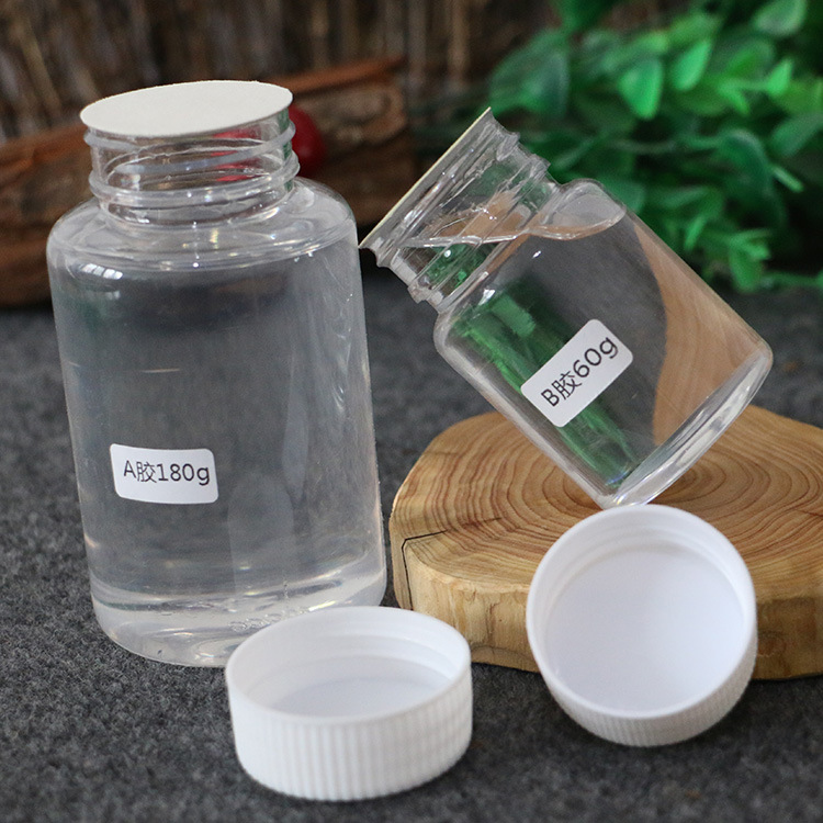 高透ab水晶滴胶 环氧树脂透明滴胶diy滴胶干花标本硬胶240克胶水