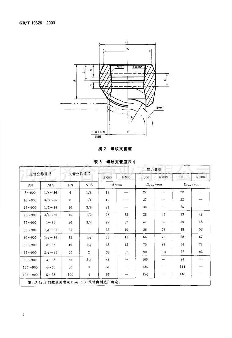 齐合管业批发供应锻钢焊接支管台 std3000支管座管件加工定制