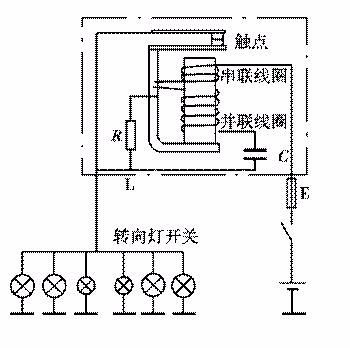 汽车转向灯继电器的工作原理