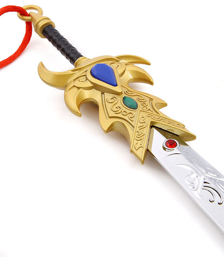 lol周边 德玛西亚之力30cm大号合金武器模型盖伦大剑武器模型道具