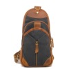 Glorious land Metrosexual canvas Chest pack England Retro Diagonal package Korean Edition leisure time The single shoulder bag outdoors Bag