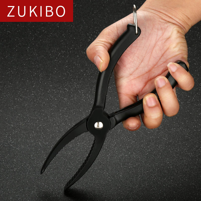 现代钓具超轻多功能abs塑料路亚防滑夹鱼钳子控鱼夹子大号抓鱼器