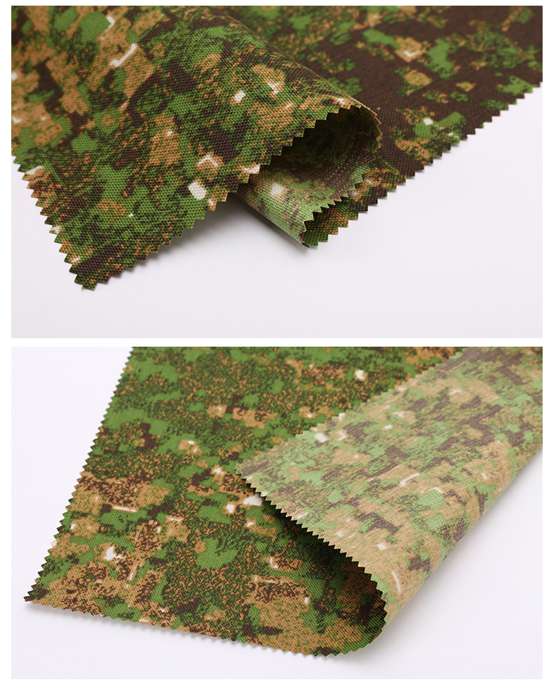 现货供应迷彩花型面料 1000d涤纶高强空变cordura 军工面料迷彩布