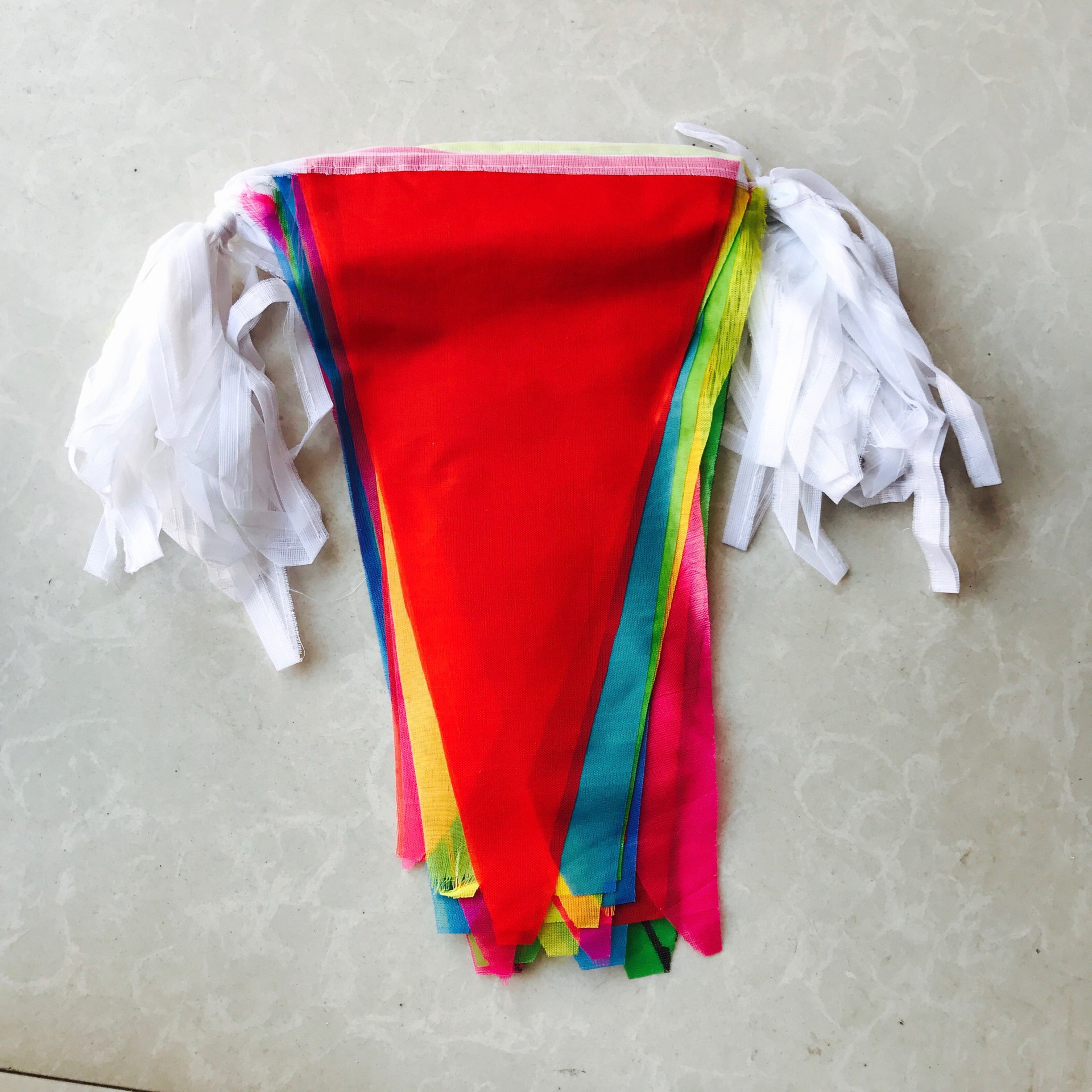 三角串旗小彩旗 原绳彩旗 开业婚礼会场布置 工地警示旗 户外小旗