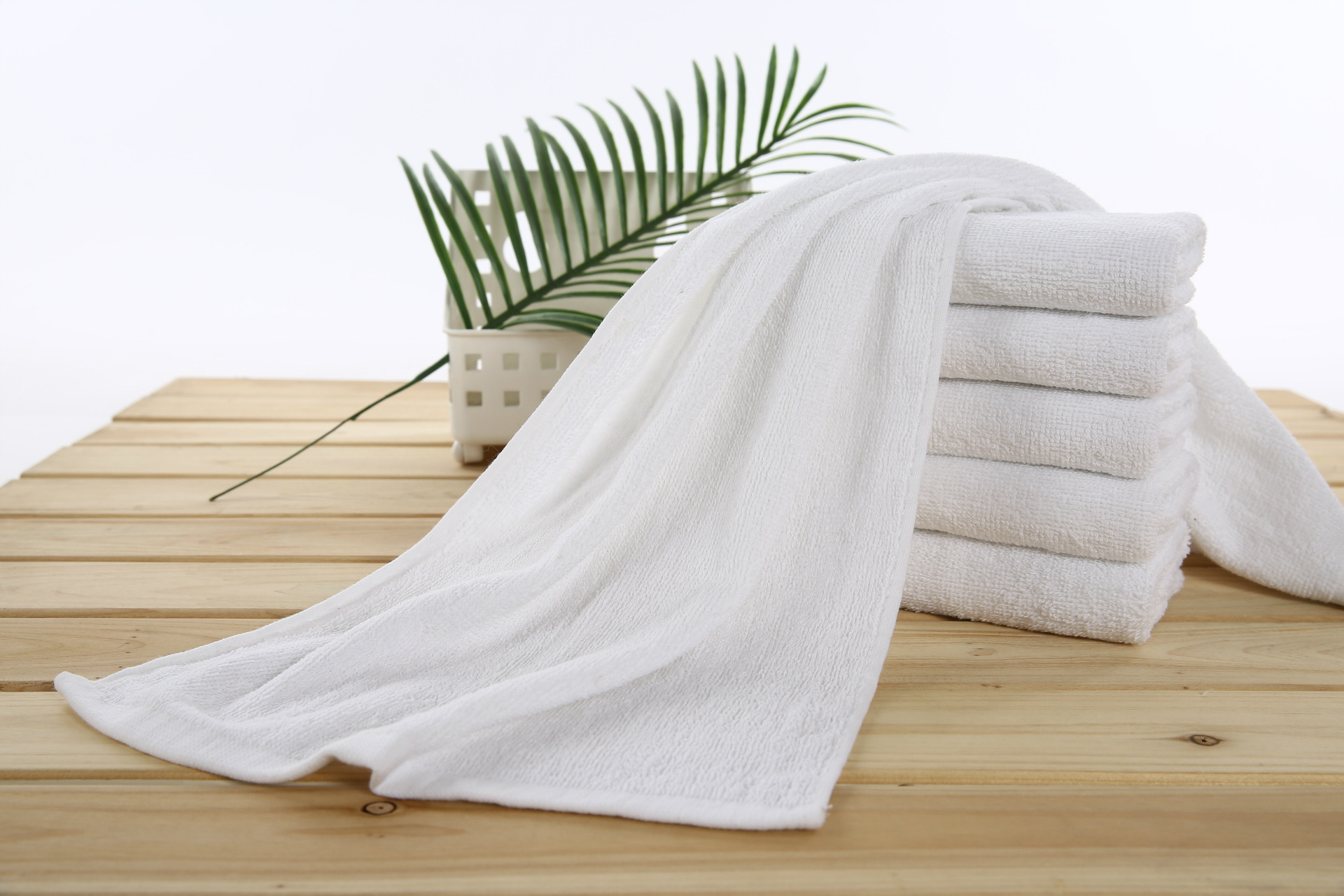 纯棉白毛巾 厂家直销 14支弱捻100克 酒店擦脸巾宾馆用品一件代发