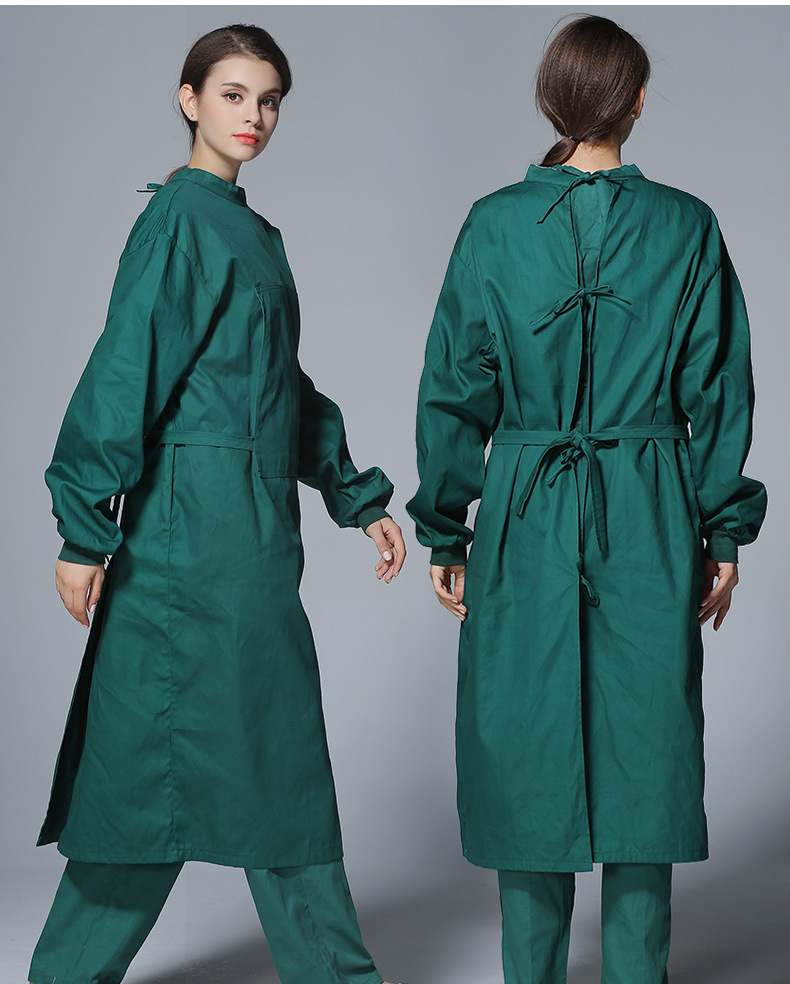手术衣服女纯棉医生服刷手衣长袖男手术室洗手衣隔离衣手术服