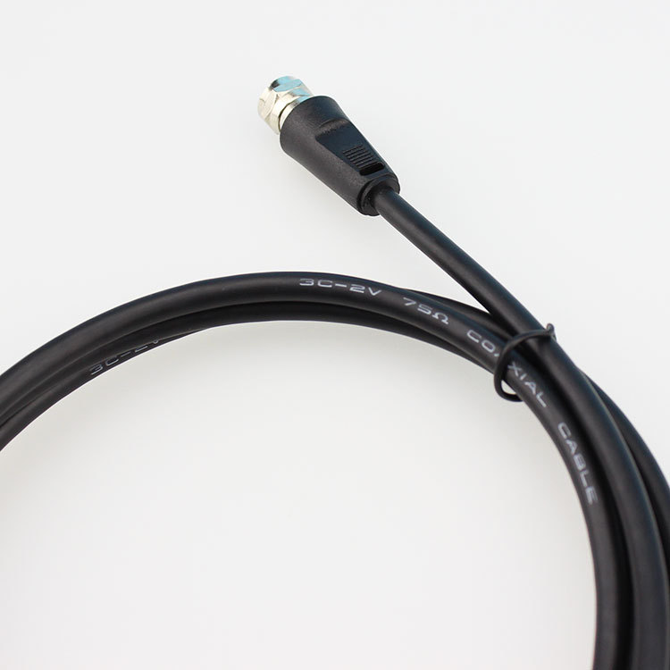 英制f头闭路线 有线电视机顶盒连接线快插头tv公对公带螺纹