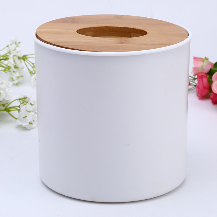纸巾盒 桌面收纳盒 车用家居圆形纸巾盒 创意抽纸盒 厂家批发