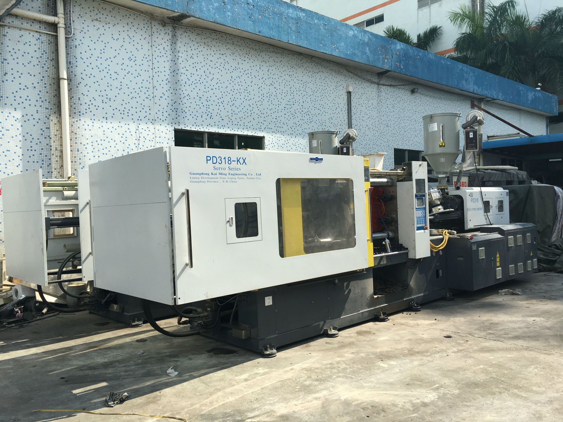 9成新佳明318注塑机 几乎全新注塑机 看上来电13828845-阿里巴巴