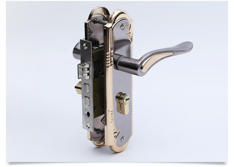 铁面板锁 工程锁 执手门锁 钢木门锁具 室内门锁具 中式锁具门锁