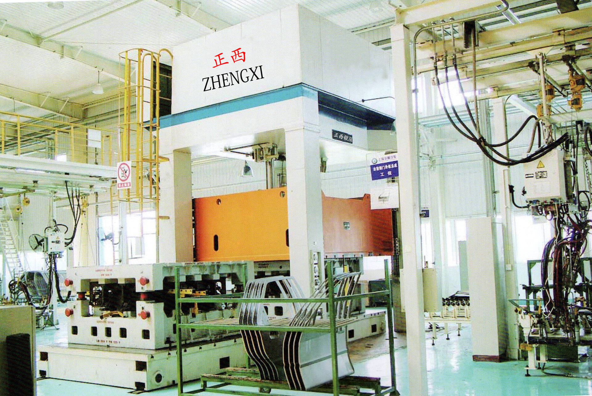 车门包边机正西液压设备四柱液压机非标定制汽车零配件成型