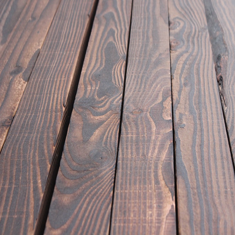 供应优质炭化木 深度炭化木 火烧木 碳烤木板 松木炭化加工 批发