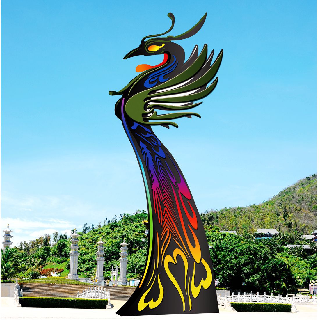 非标订做户外大型雕塑景观灯 不锈钢特色led景观灯 艺术造型灯