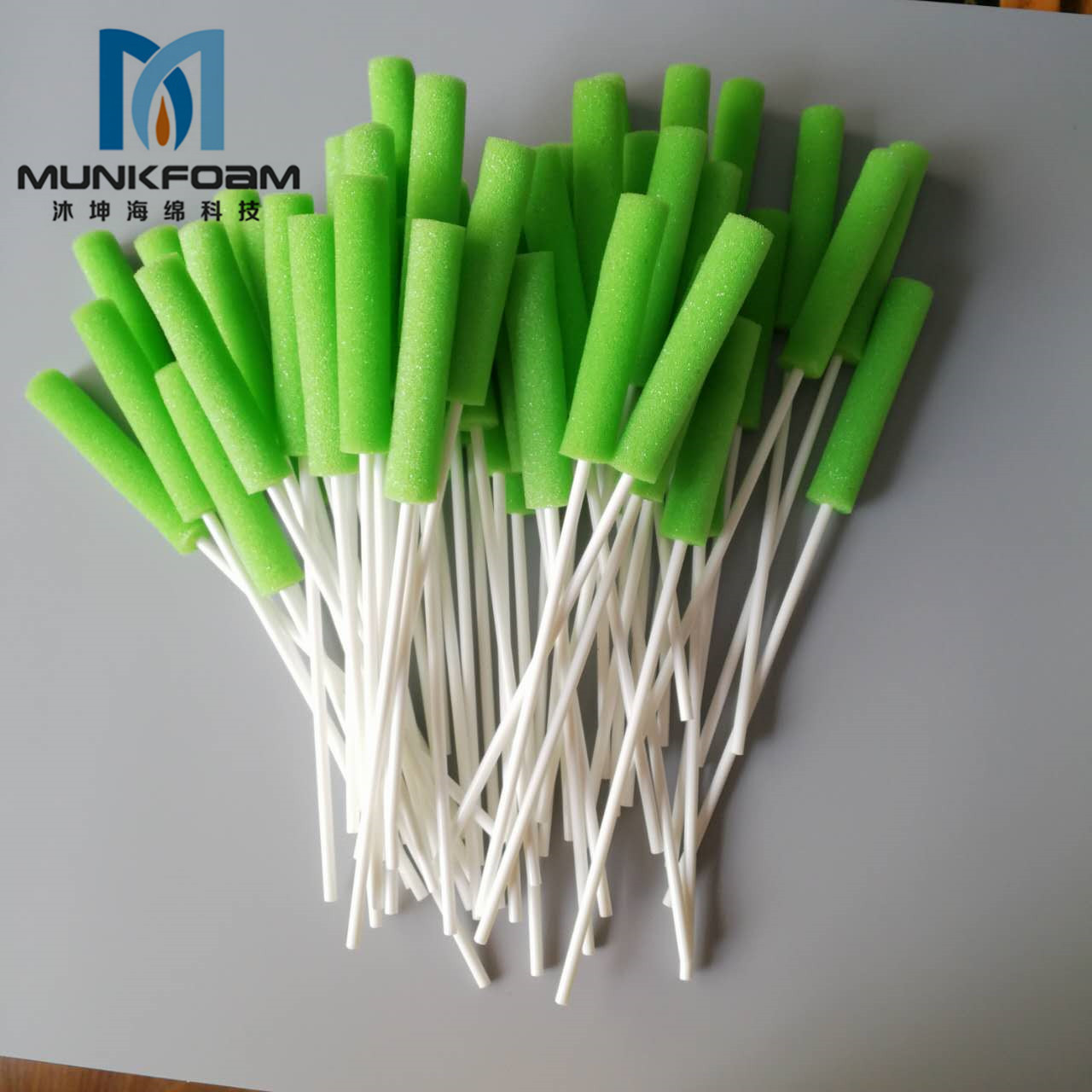 厂家供应 医用实验室清洁海绵棒 笛子清洗海绵棒 长柄