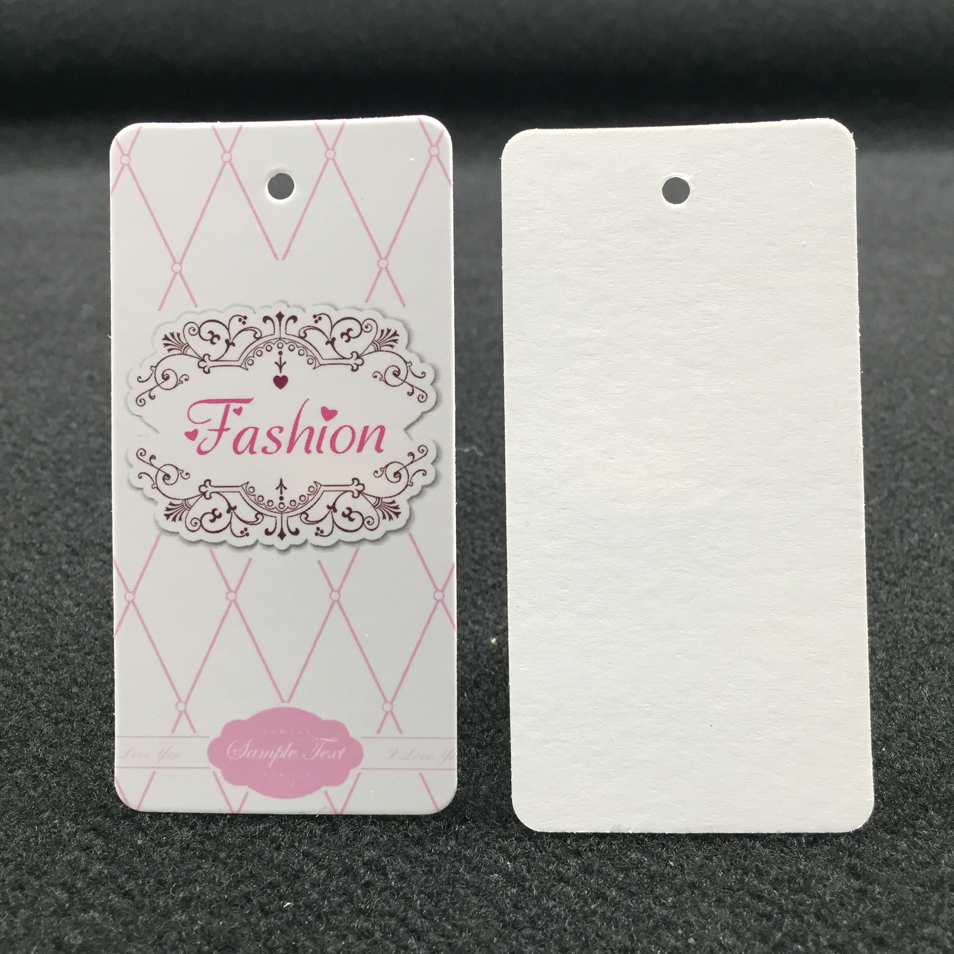 服装吊牌订做服装白色吊牌定制新款铜卡吊卡现货批发订制吊牌定做