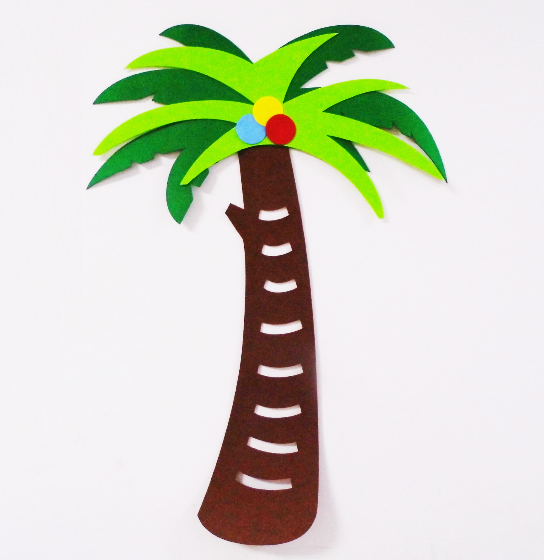 新款装饰美化幼儿园椰子树墙贴教室儿童房间墙贴椰子树大号