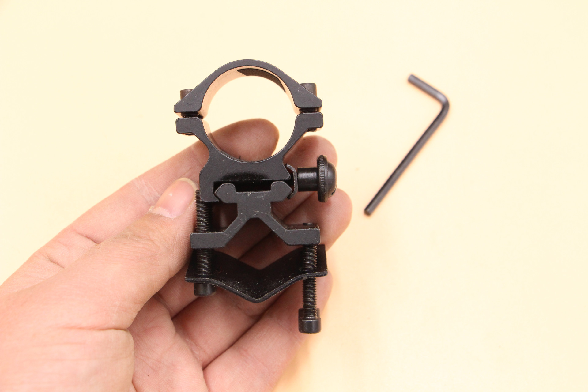 万夹具能 蝴蝶夹 管夹k185 转接 连接夹 手电夹 夹子