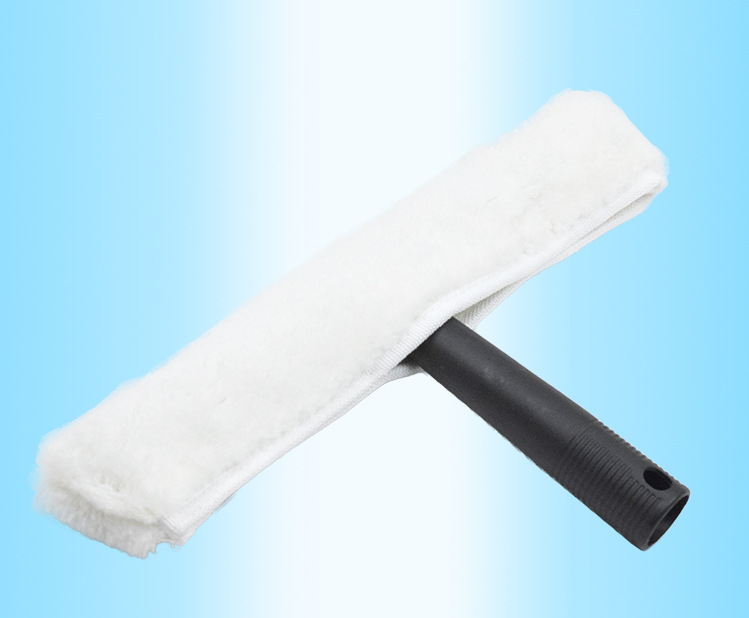 上水器毛头清洁工具擦玻璃35cm玻璃刮替换布白色加厚涂水器抹水器