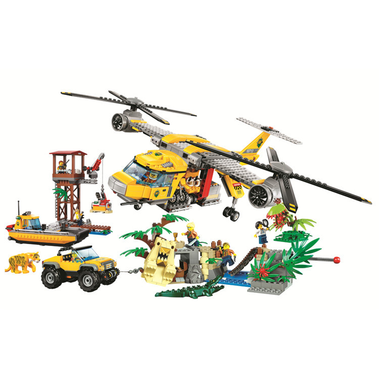 新款博乐bela10713城市丛林儿童女孩益智互动拼装拼插积木玩具