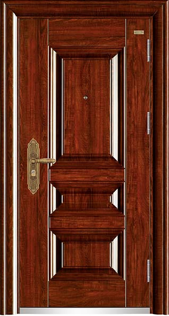 9公分甲级防盗钢质进户门 钢木门室内门 室内实木室内防盗门厂家-门窗