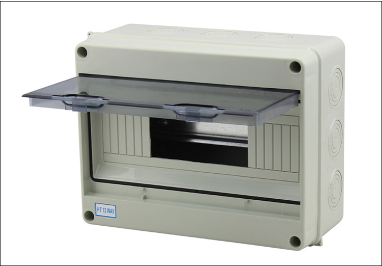 直销户外配电箱ht-12回路配电箱12位照明配电箱断路器配电箱