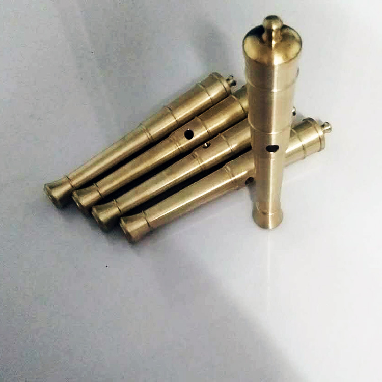 船型工艺品走心机铜加工 数控车铣复合古铜大炮加工 走心机加工